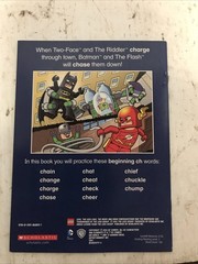 Lot Of 11 Scholastic Lego DC Phonics Pack 2 #1,2,3,4,5,6,7,8,10, WORKBOOK 1&2