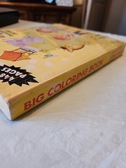 Jack And Jill Vtg Big Coloring Book, Claymore, Inc. Printed- Canada. 448 Pages.