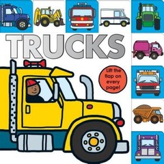 Lift-the-Flap Tab: Trucks (Lift-the-Flap Tab Books) – Board book – VERY GOOD