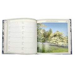 The English Garden Address Book Hardcover By Four Seasons Publishing 8.5 in Blue
