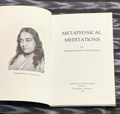 Metaphysical Meditations Paramahansa Yogananda 1973 self realization fellowship