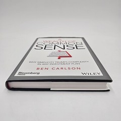 A Wealth Of Common Sense By Ben Carlson Hardcover Wiley Bloomberg Press – VG