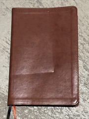 CSB Large Print Ultrathin Reference Bible 2017 LeatherTouch