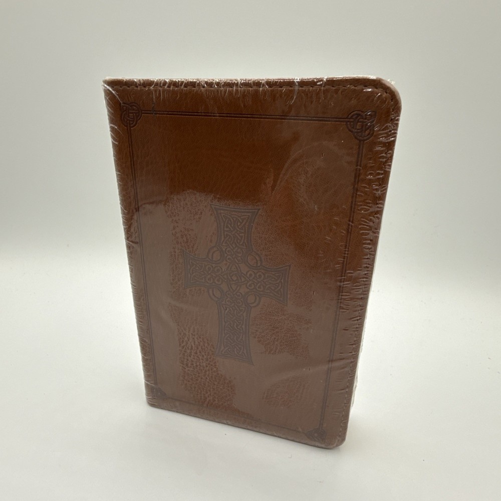 The Holy Bible ESV English Standard Version Compact Bible Celtic Cross New