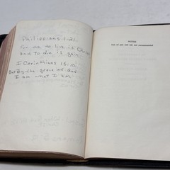 Bible Scofield Reference Edition 1945 KJV Oxford Black Morocco Leather lined