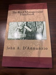 Roof Management Handbook by John D’Annunzio (2014, Trade Paperback)