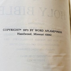 Holy Bible Concordance Red Letter Edition KJV Word Aflame Press 1973 Red Letter