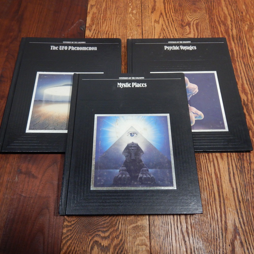 Lot 3 Time Life Mysteries of the Unknown UFO Phenomenon Mystic Psychic Voyages