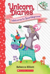 Welcome to Sparklegrove: A Branches Book (Unicorn Diaries 8) – Paperback – GOOD