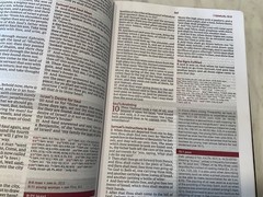 KJV Word Study Reference Bible 2023 Black Leather-Soft SEALED