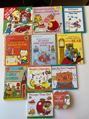 RICHARD SCARRY LOT 22~Early Words~Merry Xmas~Farmer Pig~ABC~Little Learners~Busy