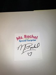 MS RACHEL: And the Special Surprise; Encouraging Speech & Learning SIGNED AUTO