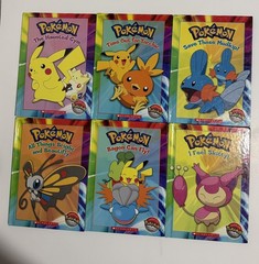 Lot Of 6 Vintage Children POKEMON Scholastic Books 2004-2005 Hardcover Pikachu