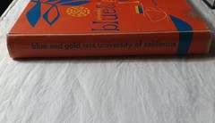 UNIVERSITY OF CALIFORNIA BLUE AND GOLD 1958 HB VOLUE 85 MID-CENTURY MODERN COVER