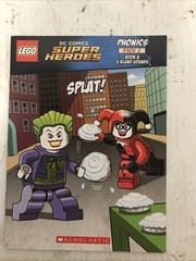 Lot Of 11 Scholastic Lego DC Phonics Pack 2 #1,2,3,4,5,6,7,8,10, WORKBOOK 1&2