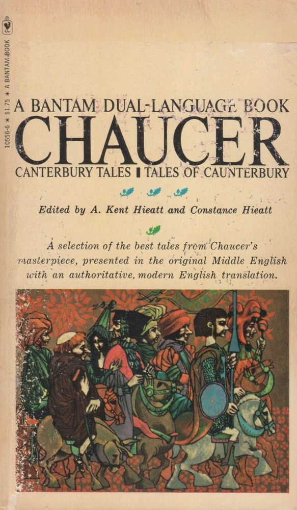A BANTAM DUAL-LANGUAGE BOOK – CANTERBURY TALES AND TALES OF CAUNTERBURY – CH…