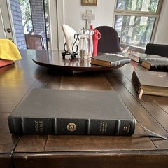 Crossway Holy Bible English Standard Version (ESV) Leather Bound 2016 Inscribed