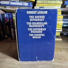 Robert Ludlum Paperback Box Set Bourne Supremacy Chancellor Osterman Parsifal