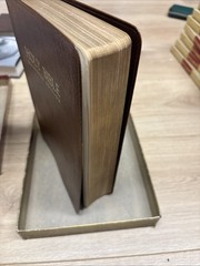 Nelson Family Reference Bible – Brown Faux Leather KJV from 1971 In Box – GOOD