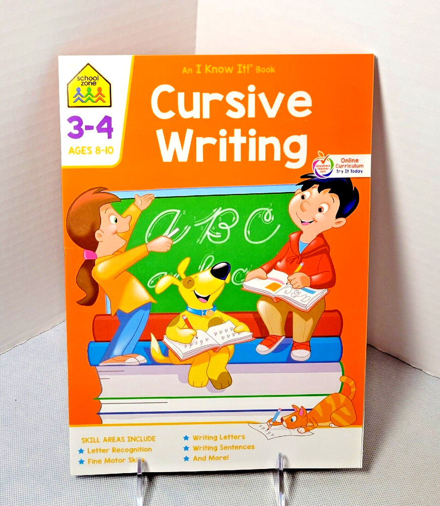 Cursive Writing 3-4 : I Know It! Workbooks by Carolyn Dwyer NEW (Ages 8-10)