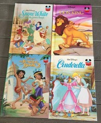 Lot of 12 Disney’s Wonderful World of Reading Hardcover Books 1990’s-2000s
