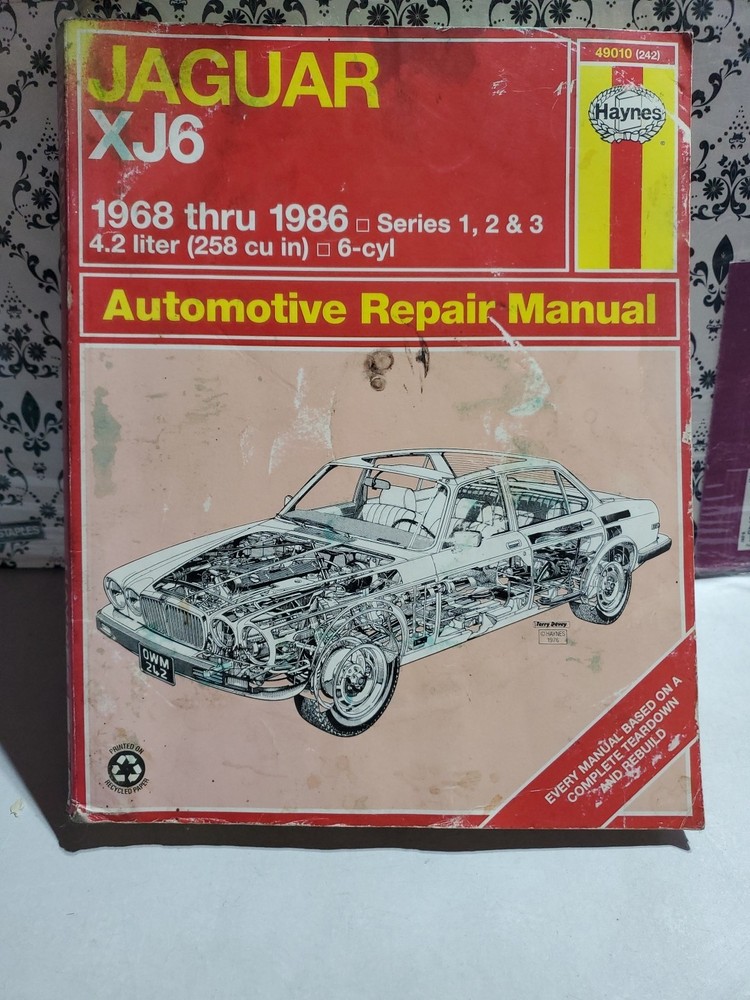 Jaguar XJ6 1968-1986 Repair Manual Haynes Series 1 2 3 4.2L Automotive
