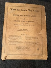 What The South May Claim – Where The South Leads Mildred Lewis Rutherford 1916