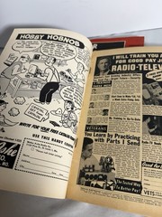 Vtg Popular Electronics Magazine October 1954 1st Issue. Feb 1955 Poor Condition
