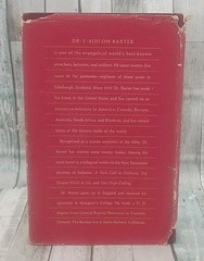 The Master Theme Of The Bible J. Sidlow Baxter 1st Edition November 1973 HCDJ
