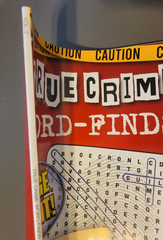Lot of 2 Word-Search Large Print Puzzle Books-Kappa True Crime & Search & Circle