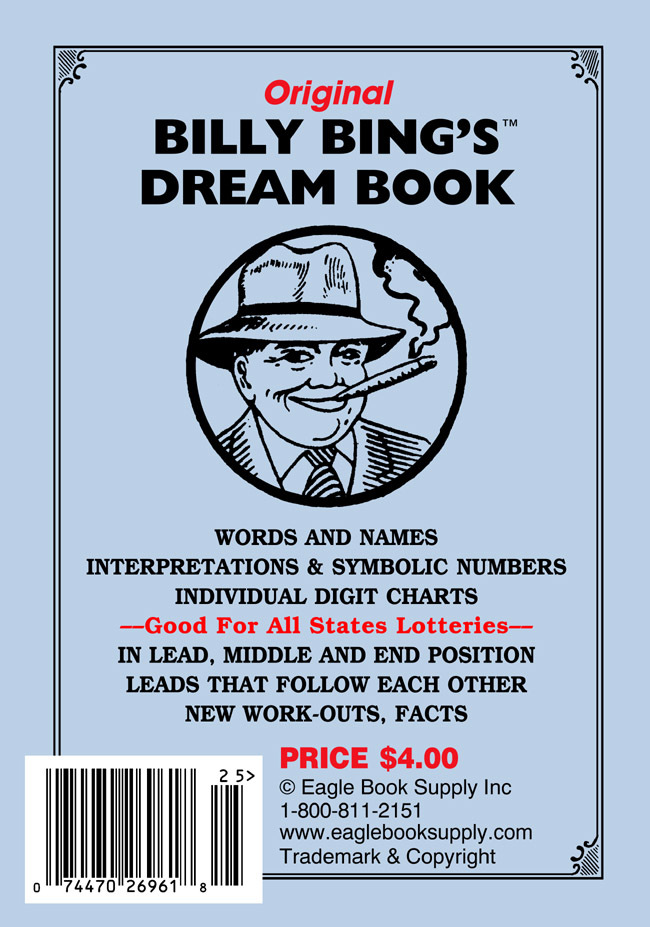 Original Billy Bing’s Dream Book – Lottery Book – Numerology Guide