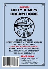 Original Billy Bing’s Dream Book – Lottery Book – Numerology Guide