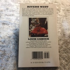 Rivers West Louis L’Amour 1975 Bantam Steamboat Building Louisiana Purchase Book
