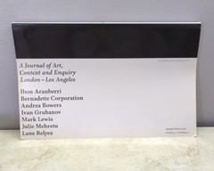 Afterall Autumn/Winter 2006 Issue 14 Journal of Art Context & Enquiry London LA