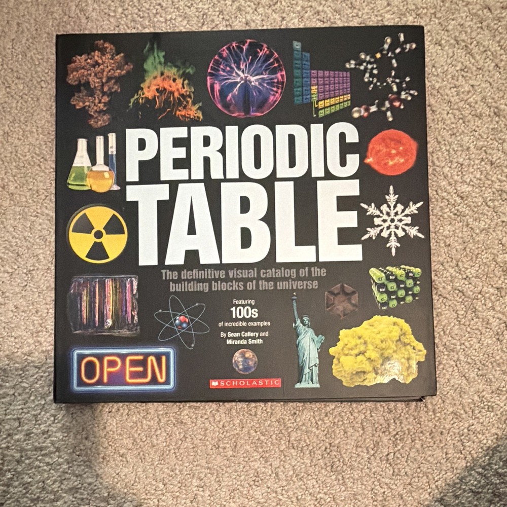 Scholastic The Periodic Table Hardcover Illustrated Reference Ages 9-12