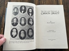 The Life and Thought of Orson Pratt by Breck England HCDJ 1st
