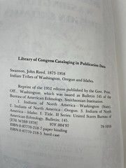 Indian Tribes of Washington, Oregon & Idaho by John Reed Swanton PB Ye Galleon