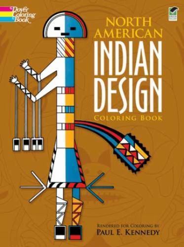 North American Indian Design Coloring Book (Dover Design Coloring Books) by Paul