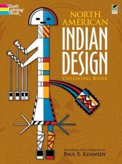 North American Indian Design Coloring Book (Dover Design Coloring Books) by Paul