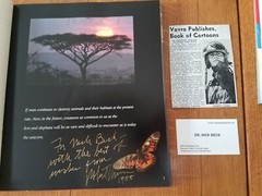 Signed The Unicorn of Kilimanjaro by Robert Vavra 1988 1st Edition Hardcover