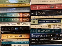 Lot of 10 Nicholas Sparks Paperbacks Random Mix of Books