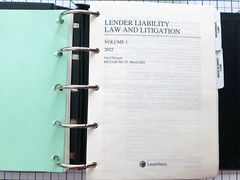 Lender Liability law and Litigation w/ Rel 65 March 2022 by Bender LexisNexis