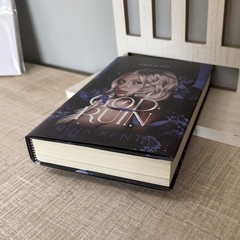 God of Ruin by Rina Kent w/OOP Discreet Hardback Book Legacy of Gods