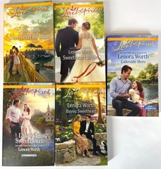 Lenora Worth Harlequin Love Inspired Paperback Faith Based Drama Lot of 13 Books