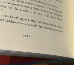 Harry Potter and The Chamber of Secrets June 1999 US 1st Edition Error Pg 332