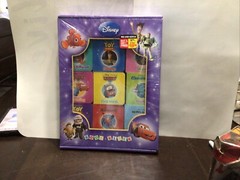 Chunky Board Books Disney Pixar Set of 9 Book Block 2010 Purple 2.75 in Toddlers