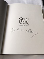 Great Chicago Stories Tom Maday & Sam Landers Hardcover DJ First Edition Signed
