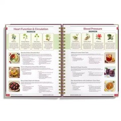 Plant Theme Eating Recipe Human Health Guide Book Spiral Binding Natural Book