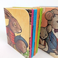 RARE 2 Box Sets 1993 MINI Aesop’s Fables Mouse Cat Fox Illustrated Graham Percy