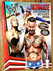 WWE Ultimate Coloring & Activity Book John Cena, Undertaker, Dwayne Rock Johnson